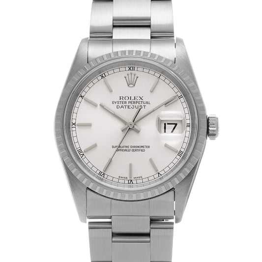 Datejust 16220 A (manufactured circa 1999) Silver ROLEX Men's [Pre-owned].