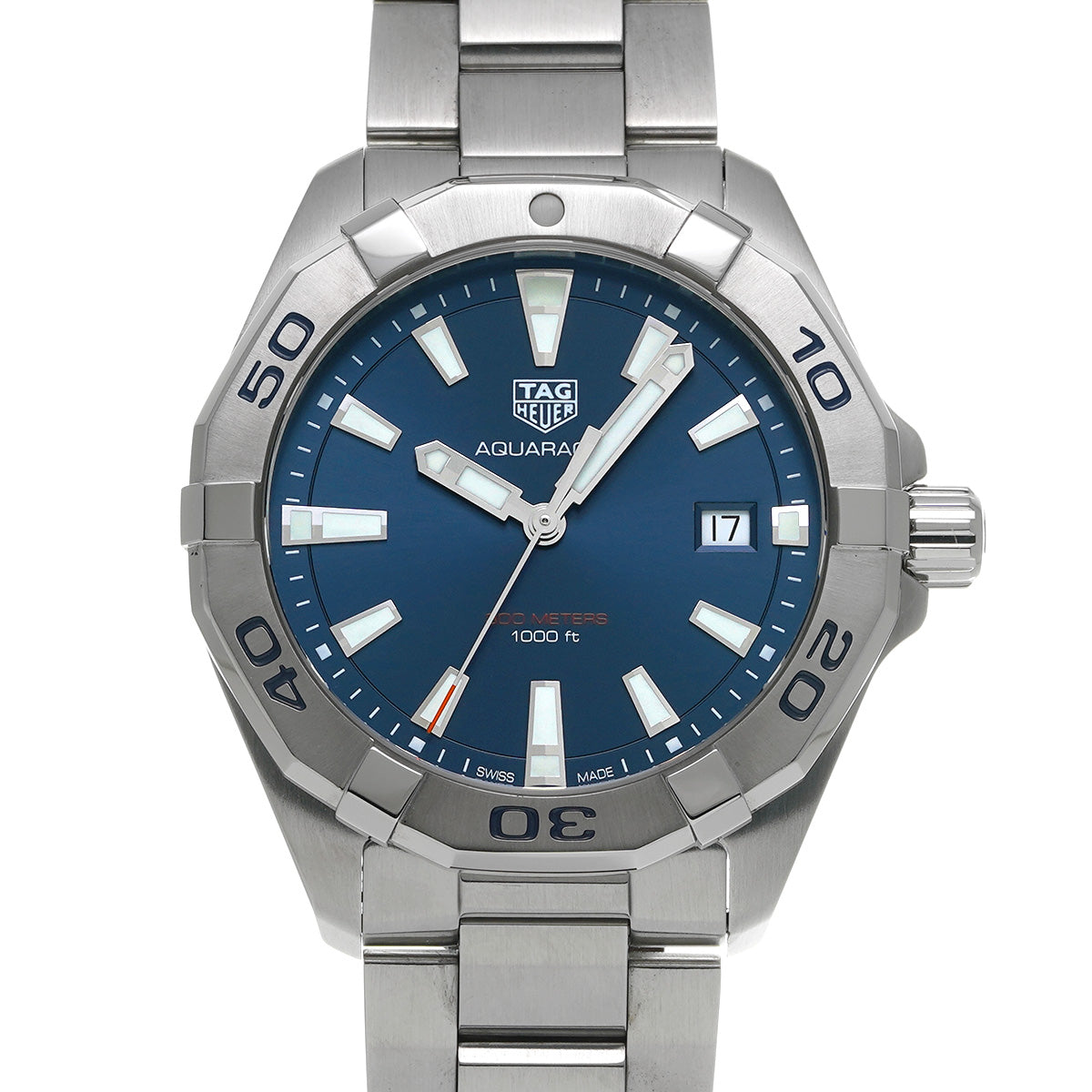 Aquaracer Quartz WBD1112.BA0928 Blue TAG HEUER Men's [Pre-Owned].
