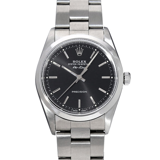 Air-King 14000 U (manufactured circa 1997) Black ROLEX Men's [Pre-Owned].