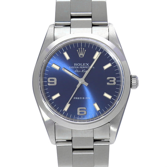 Air-King 14000 U (manufactured circa 1997) Blue ROLEX Men's [Pre-owned].