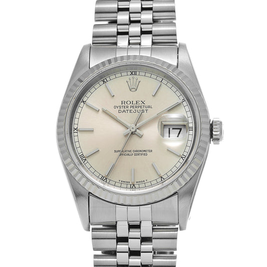DATE JUST 16234 X (manufactured circa 1993) Silver ROLEX Men's [Pre-Owned].