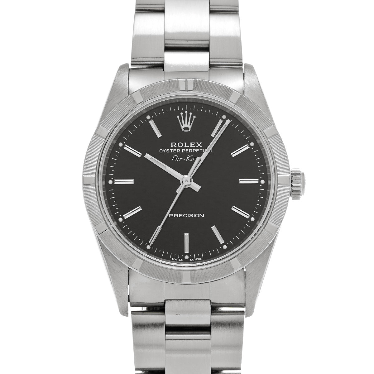 Air-King 14010 W (manufactured around 1995) Black ROLEX Men's [Pre-owned].