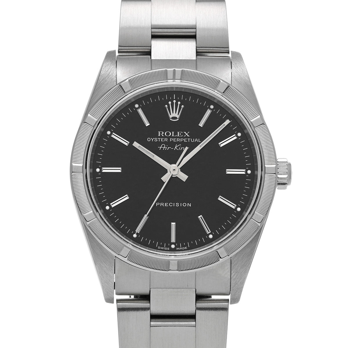Air-King 14010M K (manufactured around 2001) Black ROLEX Men's [Pre-Owned].