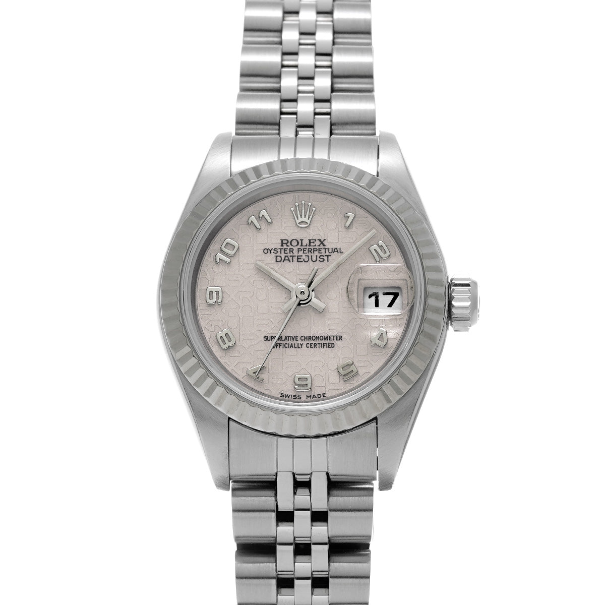 Datejust 79174 Y (manufactured circa 2003) Ivory Computer ROLEX Ladies [Pre-Owned].