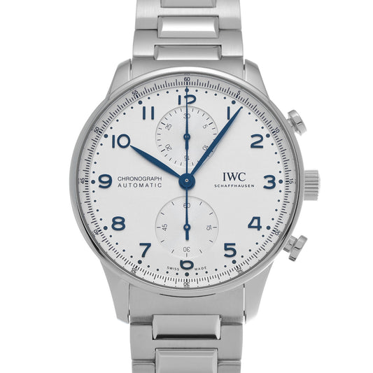 Portuguese Chronograph IW371617 Silver-color-plated IWC Men's [Pre-Owned]