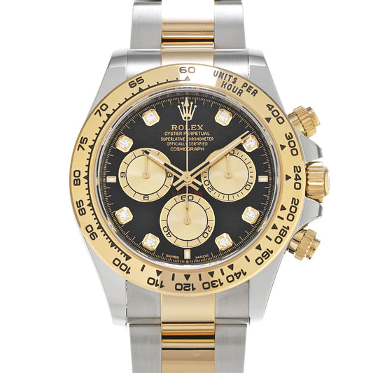 Cosmograph Daytona 126503G Random Serial Black/Diamond ROLEX Men's [Pre-Owned].