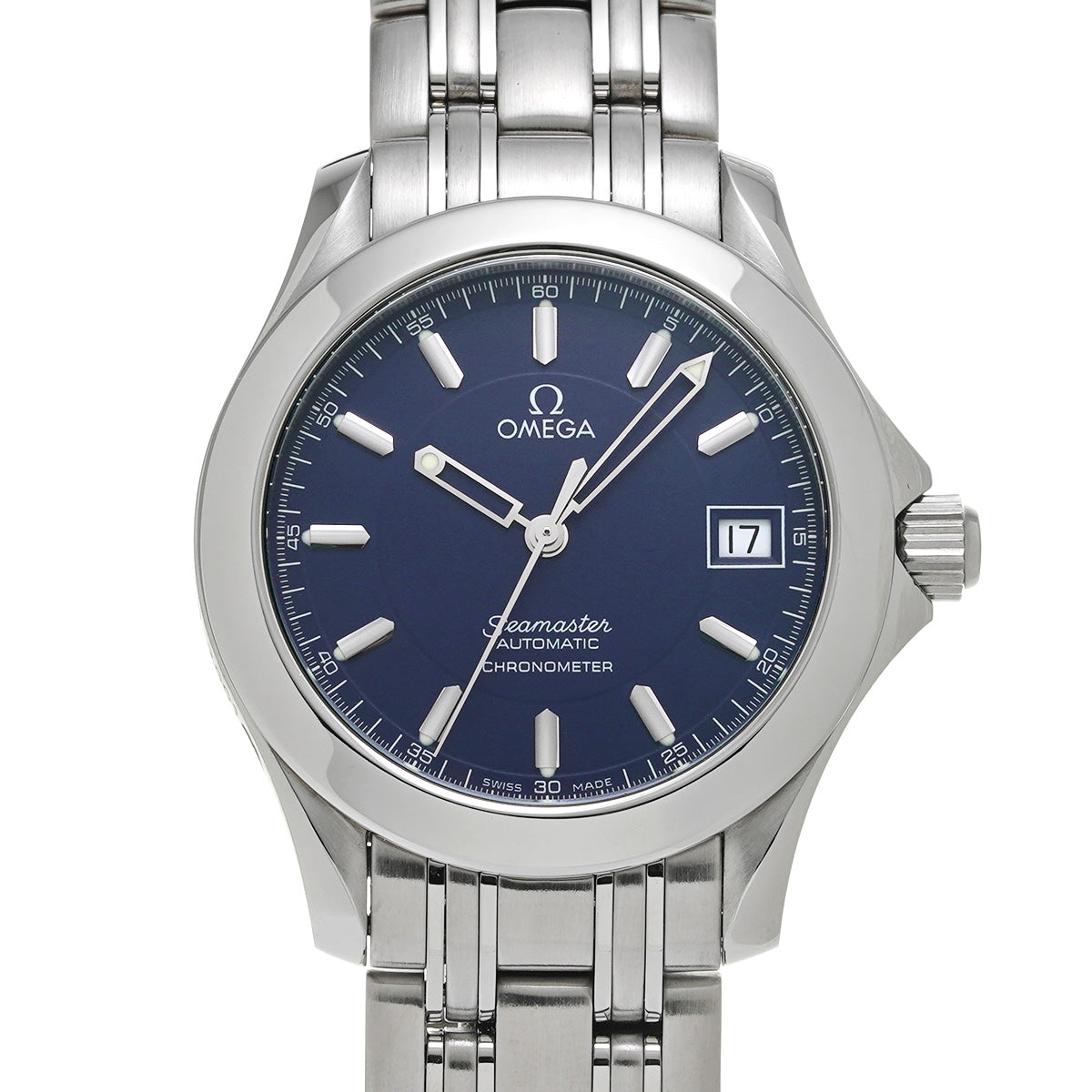 Seamaster 120 Jacques Mayol 2001 2507.80 Blue OMEGA Men's [Pre-owned].