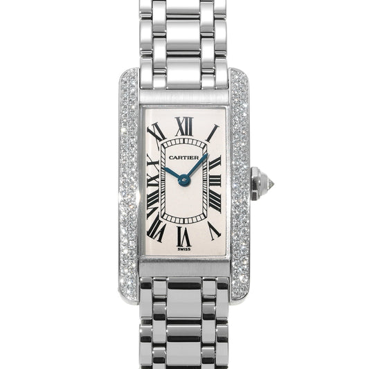 Tank American SM WB7018L1 Silver CARTIER Ladies [Pre-owned]