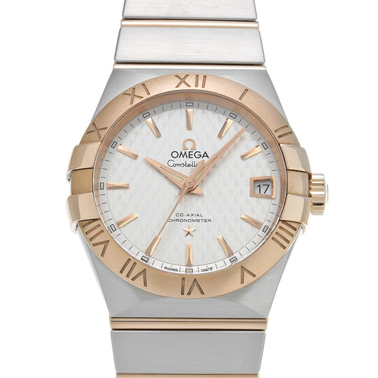 Constellation Co-Axial Day Date 123.20.38.21.02.008 Silver OMEGA Men's [Pre-Owned].