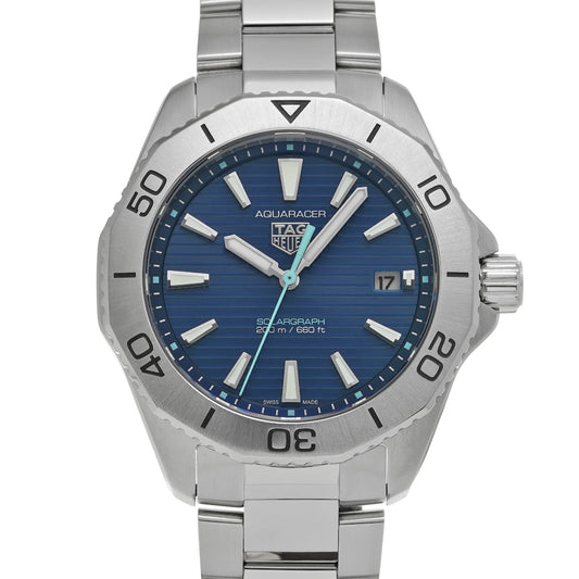 Aquaracer Professional 200 Solar Graph WBP1113.BA0000 Blue TAG HEUER Men's [Pre-Owned]