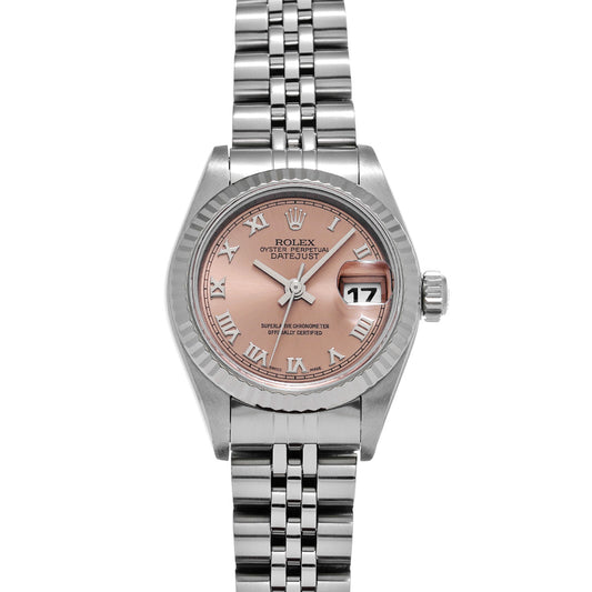 DATE JUST 69174 T (manufactured circa 1996) Pink ROLEX Ladies [Pre-Owned].