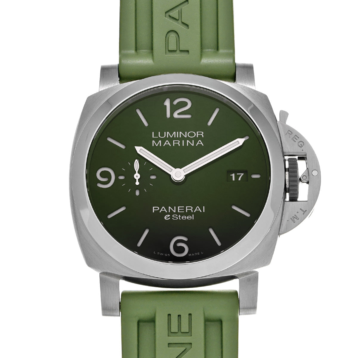 Luminor Marina eSteel Emerald Green PAM01356 Z No. (manufactured in 2023) Green PANERAI Men's [Pre-Owned].