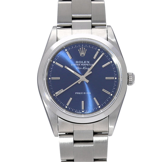 Air-King 14000 T (manufactured in 1996) Blue ROLEX Men's [Pre-Owned].