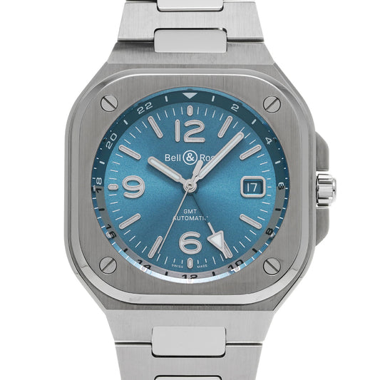 BR 05 GMT Sky Blue BR05G-PB-ST/SST Blue Bell &amp; Ross Men's [Pre-Owned]