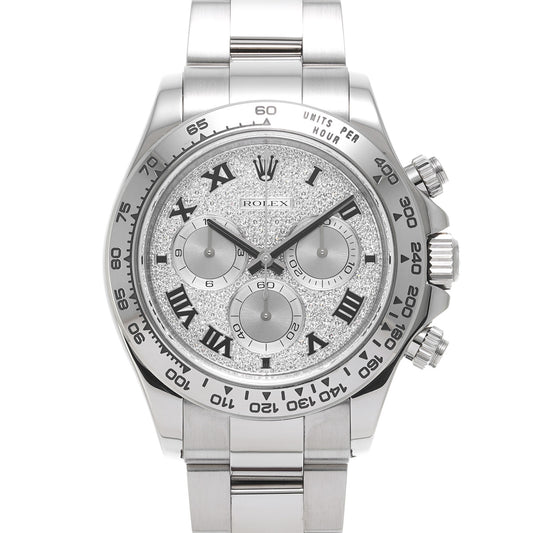 Cosmograph Daytona 116509ZER Random Serial Pav Diamond/Silver ROLEX Men's [Pre-Owned].