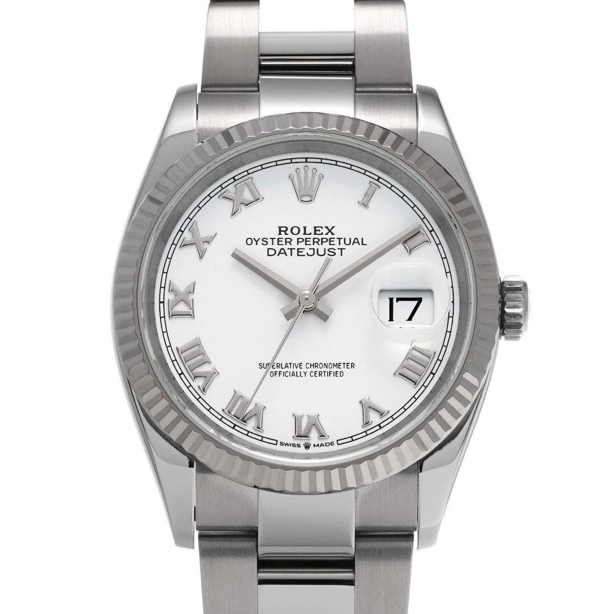 Datejust 36 126234 Random Serial White ROLEX Men's [Pre-Owned].