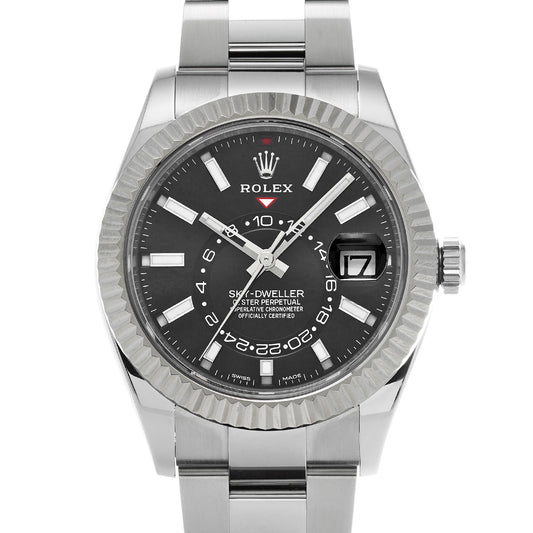 SKYDWELLER 326934 Random Serial Black ROLEX Men's [Pre-Owned].