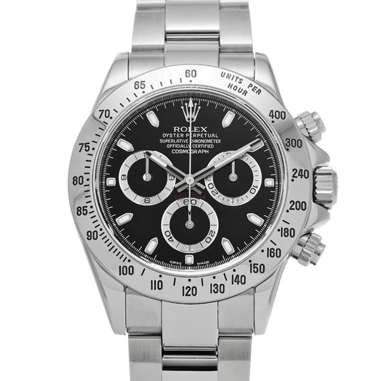 Cosmograph Daytona 116520 F (manufactured around 2004) Black ROLEX Men's [Pre-Owned].