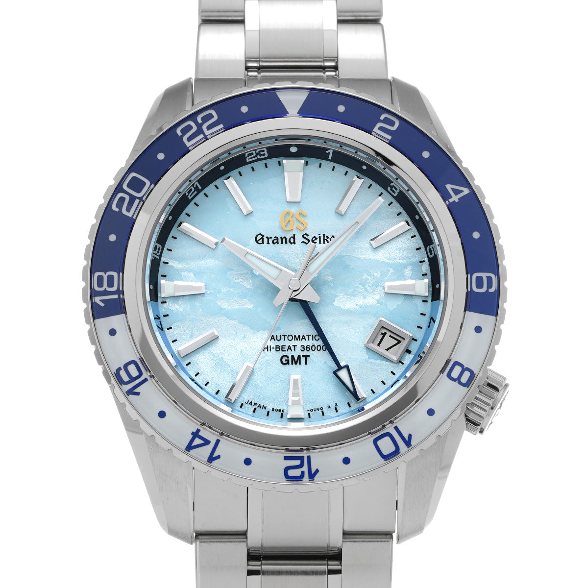 Sports Collection Mechanical High Beat 36000 GMT Caliber 9S 25th SBGJ275 Blue Grand Seiko Men's [Pre-Owned].
