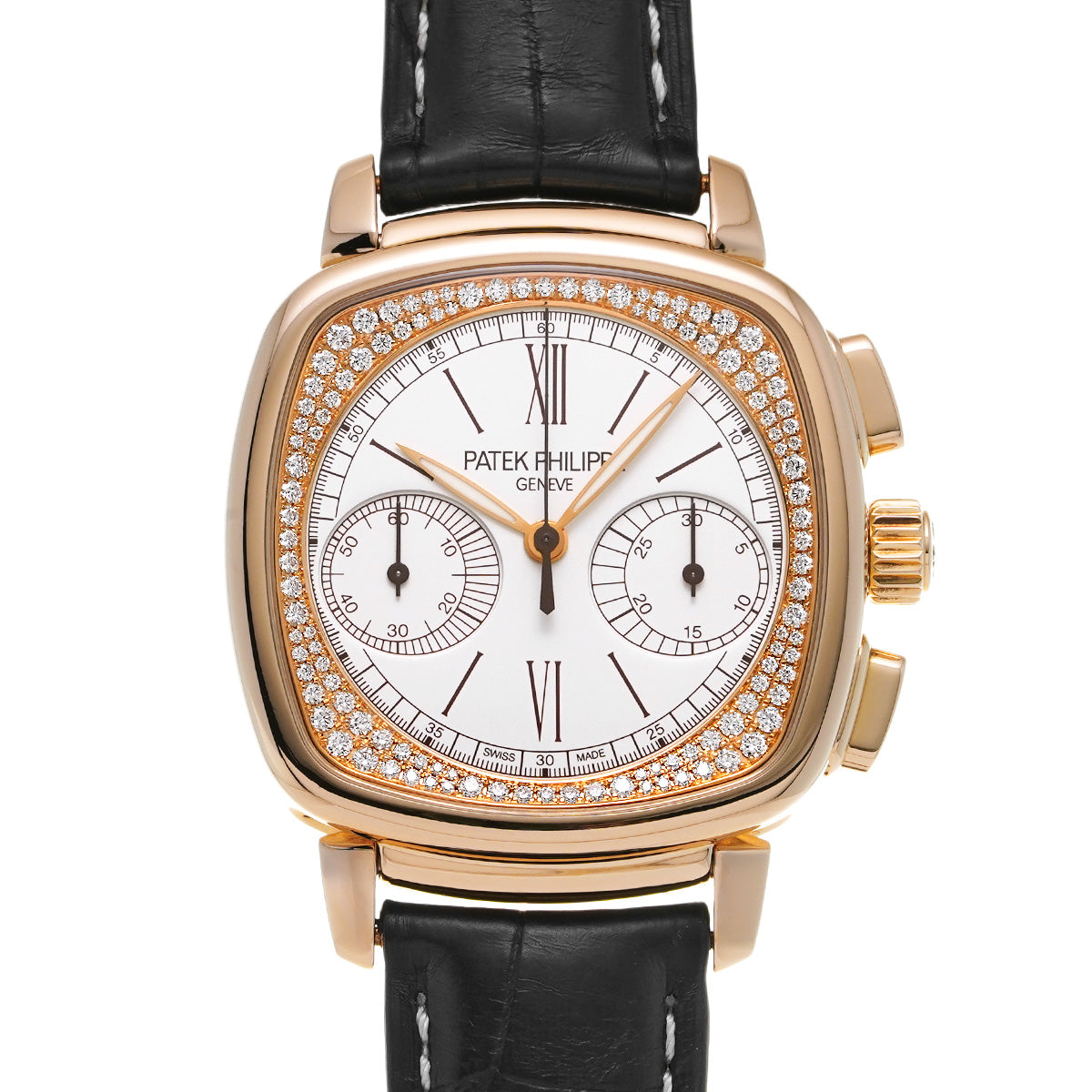 Complication Chronograph 7071R-001 White/Diamond PATEK PHILIPPE Ladies [Pre-Owned].