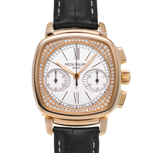 Complication Chronograph 7071R-001 White/Diamond PATEK PHILIPPE Ladies [Pre-Owned].