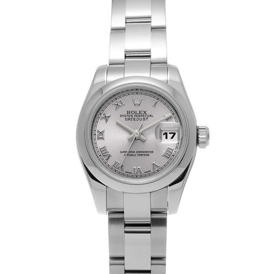 DATE JUST 179160 Z (made around 2006) Silver ROLEX Ladies [Pre-Owned].