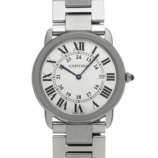 Ronde Solo LM W6701005 Silver CARTIER Men's [Pre-Owned].