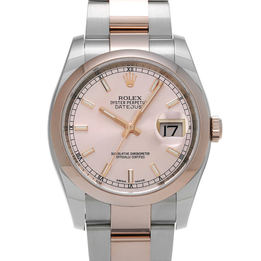 DATE JUST 116201 Random Serial Pink ROLEX Men's [Pre-Owned].