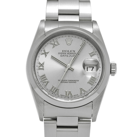 DATE JUST 16200 Y (made around 2002) Silver ROLEX Men's [Pre-owned].