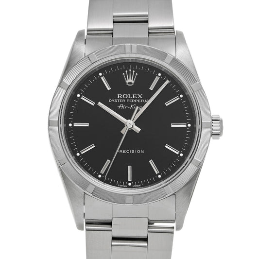 Air-King 14010 U (manufactured circa 1997) Black ROLEX Men's [Pre-owned].