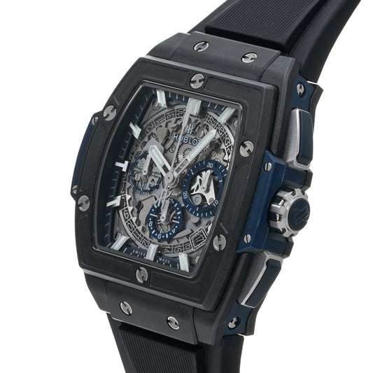 Spirit of Big Bang Ceramic Blue 641.CI.7170.LR Skeleton HUBLOT Men's [Pre-owned]