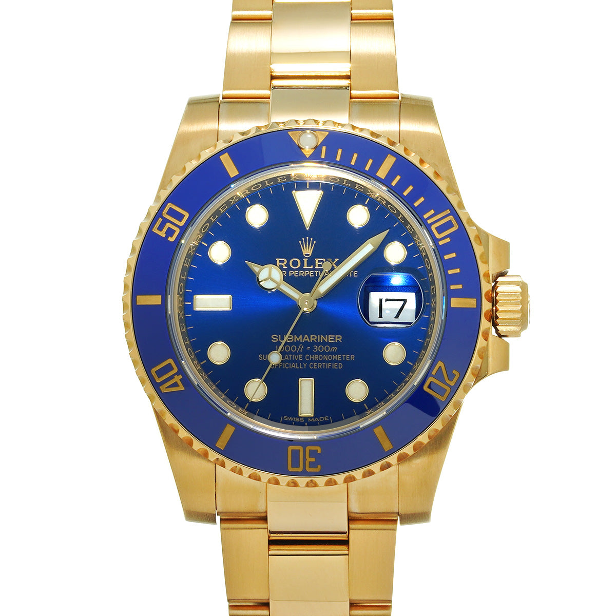 Submariner Date 116618LB Random Serial Blue ROLEX Men's [Pre-Owned].