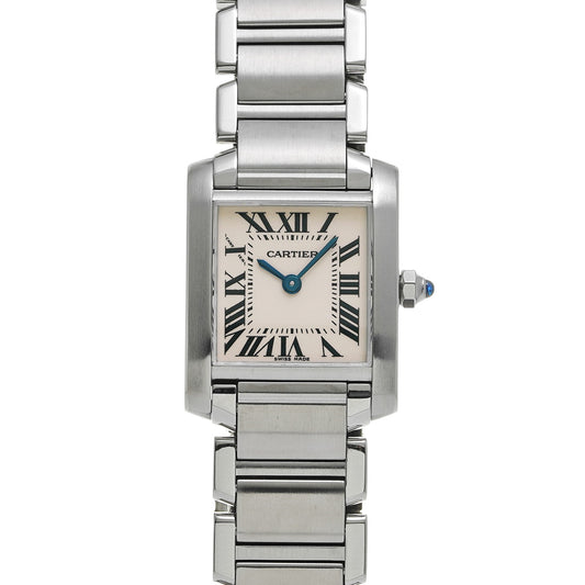 Tank Francaise SM W51008Q3 Silver CARTIER Ladies [Pre-owned]