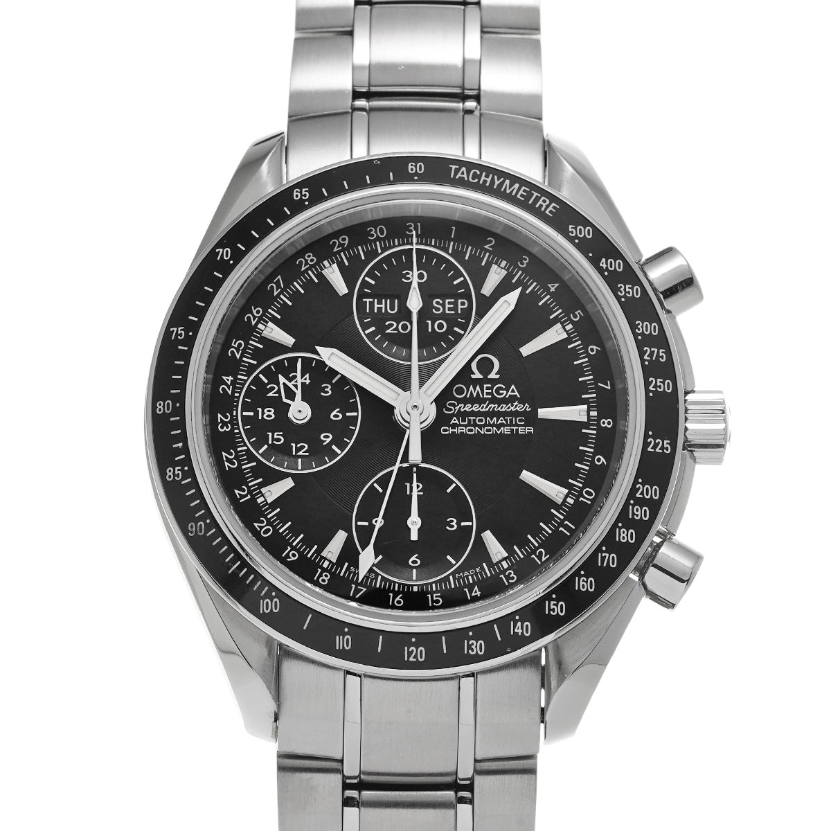 Speedmaster Triple Calendar 3220.50 Black OMEGA Men's [Pre-Owned].