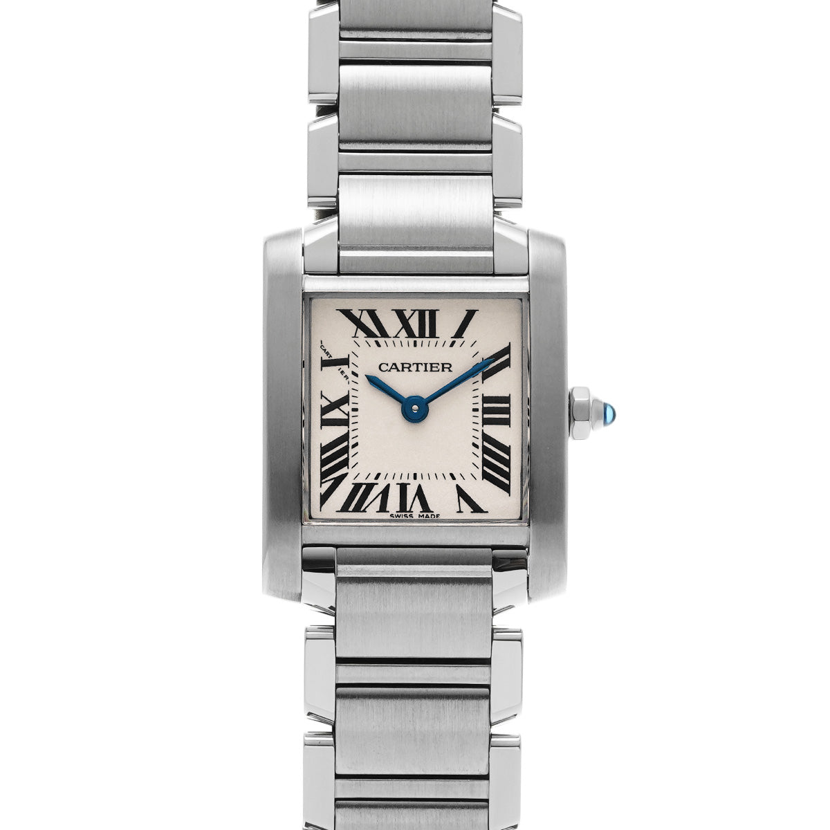 Tank Francaise SM W51008Q3 Silver CARTIER Ladies [Pre-owned]