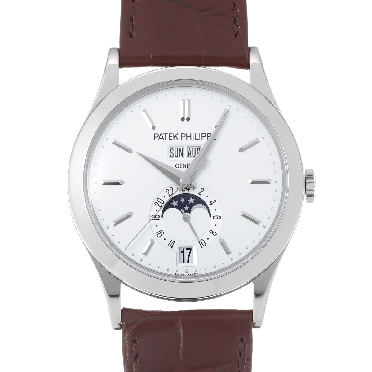 Annual Calendar Moonphase 5396G-011 Silver PATEK PHILIPPE Men's [Pre-Owned].