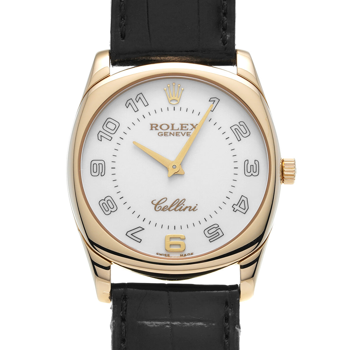 Cellini Danaos 4233/8 K (manufactured circa 2001) White ROLEX Men's [Pre-Owned].