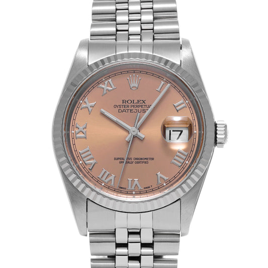DATE JUST 16234 W (manufactured circa 1995) Pink ROLEX Men's [Pre-Owned].