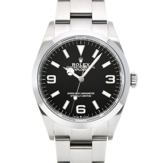 124270 Explorer 36 Black ROLEX Men's [New].