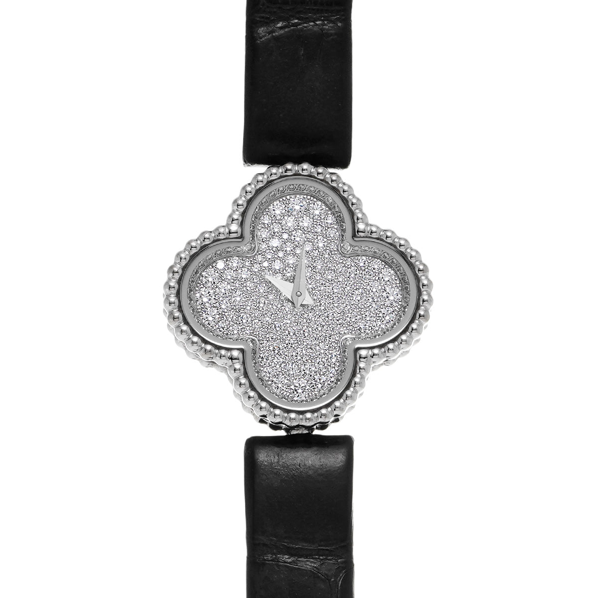 Sweet Alhambra VCARO8WV00 Silver/diamond Van Cleef &amp; Arpels ladies [pre-owned]