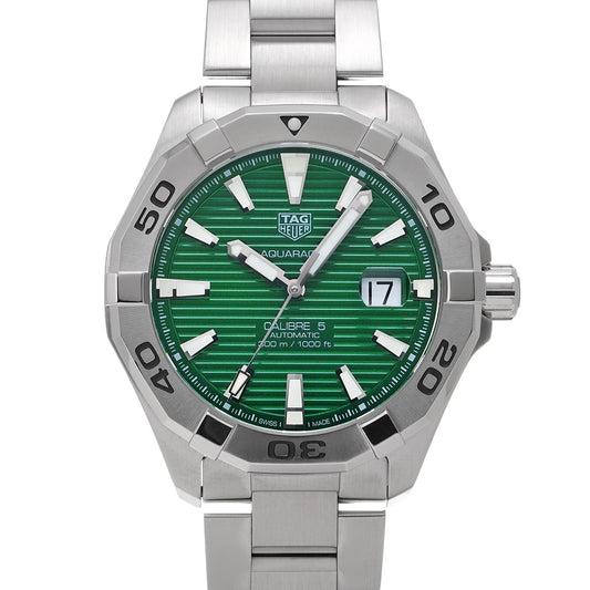 Aquaracer Calibre 5 WAY2015.BA0927 Green TAG HEUER Men's [Pre-Owned].