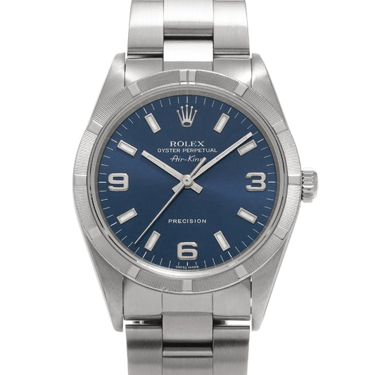 14010 Air-King A (manufactured circa 1999) Blue ROLEX Men's [Pre-owned].