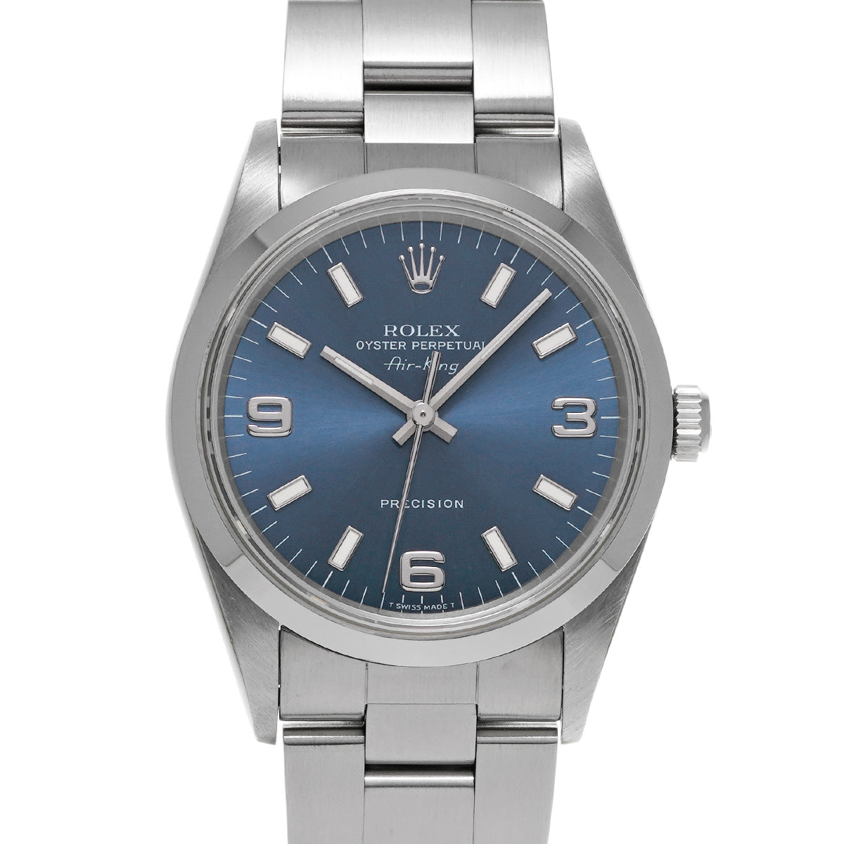 Air-King 14000M T (manufactured circa 1996) Blue ROLEX Men's [Pre-Owned].