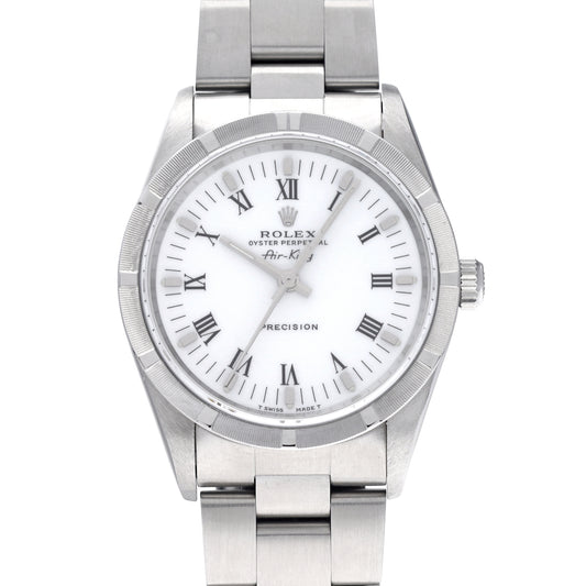 Air-King 14010 T (manufactured circa 1997) White ROLEX Men's [Pre-Owned].