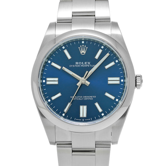 Oyster Perpetual 41 124300 Random Serial Blue ROLEX Men's [Pre-Owned].