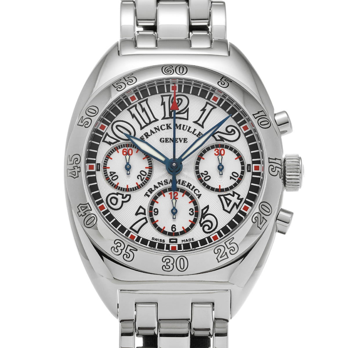 Transamerica Chronograph 2000CCAT Silver FRANCK MULLER Men's [Pre-Owned].