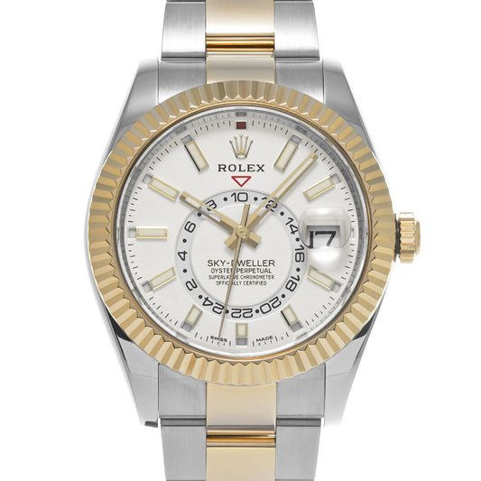 SKYDWELLER 326933 Random Serial White ROLEX Men's [Pre-Owned].