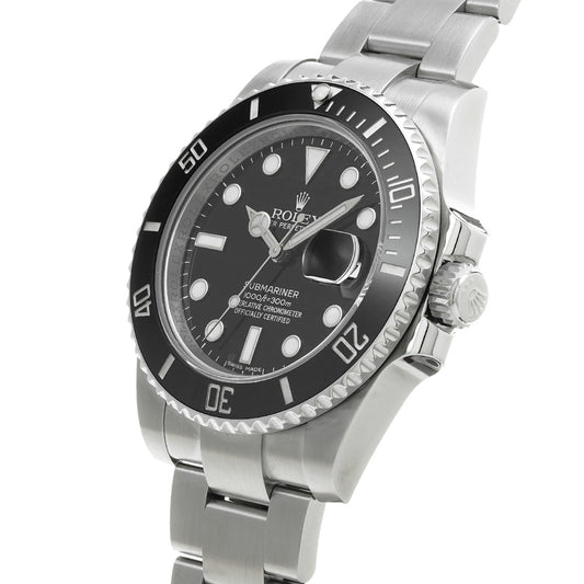 Submariner Date 116610LN Random Serial Black ROLEX Men's [Pre-Owned].