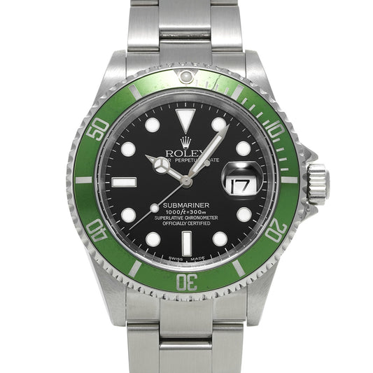 Submariner Date 16610LV F No. (manufactured circa 2003) Black ROLEX Men's [Pre-Owned].