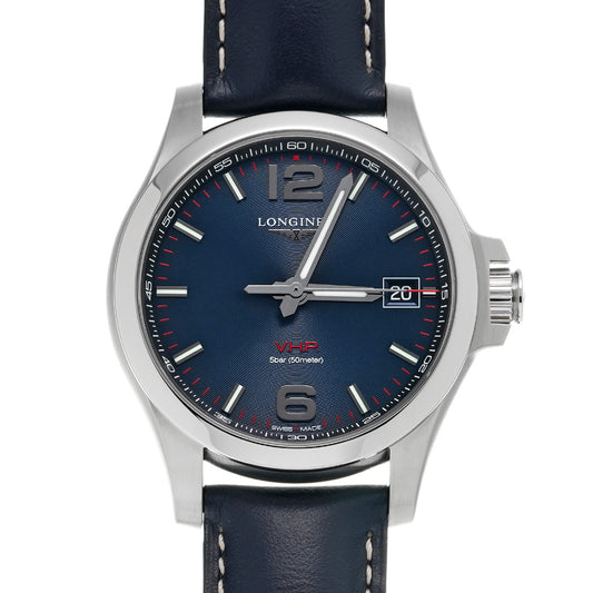 Conquest V.H.P L3.716.4.96.0 Blue LONGINES Men's [Pre-Owned].